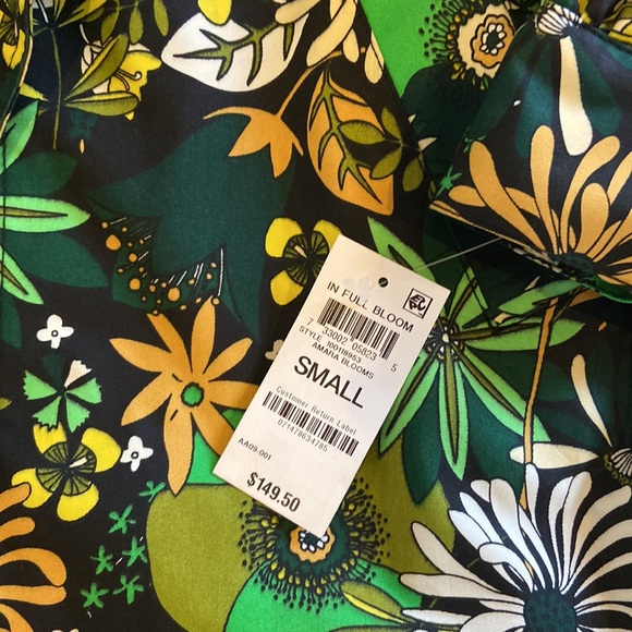 Floral-Print Twill Trench Coat - Picture 5 of 5